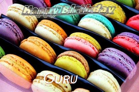Happy Birthday Guru Cake Image