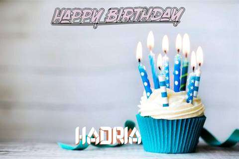 Happy Birthday Hadria Cake Image