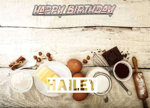 Happy Birthday Hailey Cake Image
