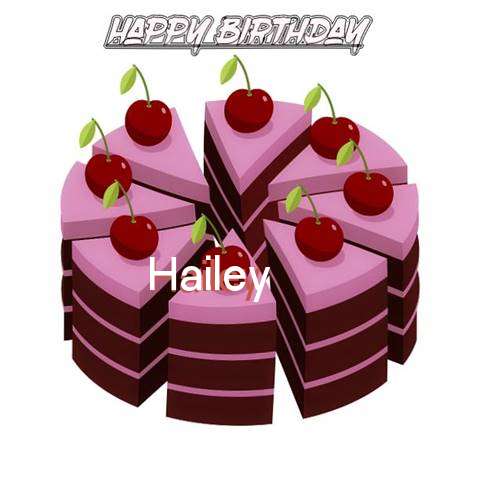 Happy Birthday Cake for Hailey