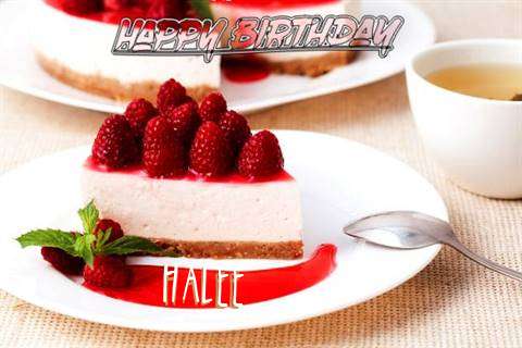 Birthday Wishes with Images of Halee