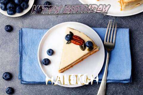 Happy Birthday Haleigh Cake Image