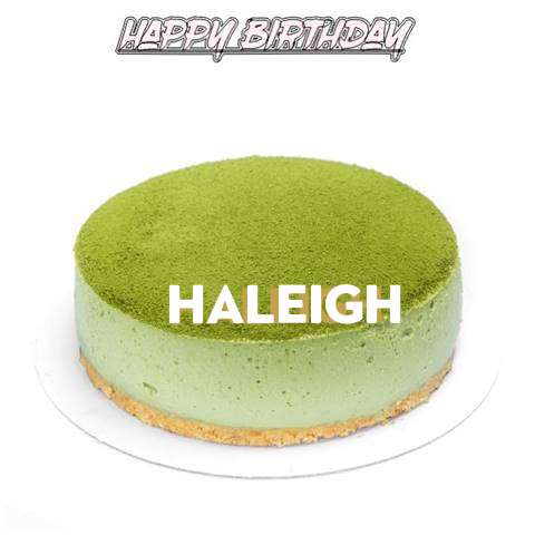 Happy Birthday Cake for Haleigh