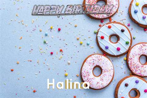 Happy Birthday Halina Cake Image