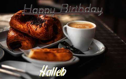 Happy Birthday Halleh Cake Image