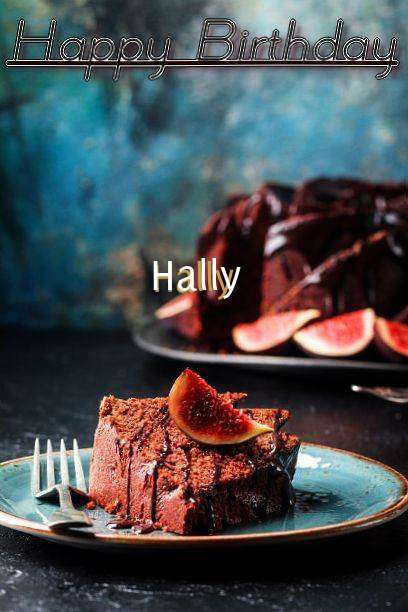Happy Birthday Hally Cake Image