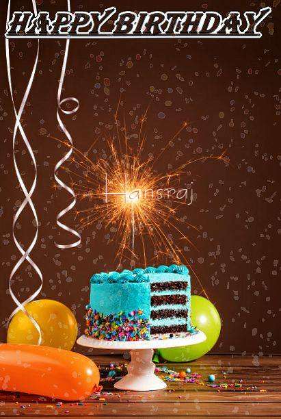 Happy Birthday Cake for Hansraj