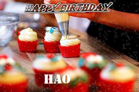 Happy Birthday Hao Cake Image