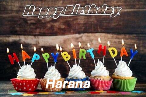 Happy Birthday Harana Cake Image
