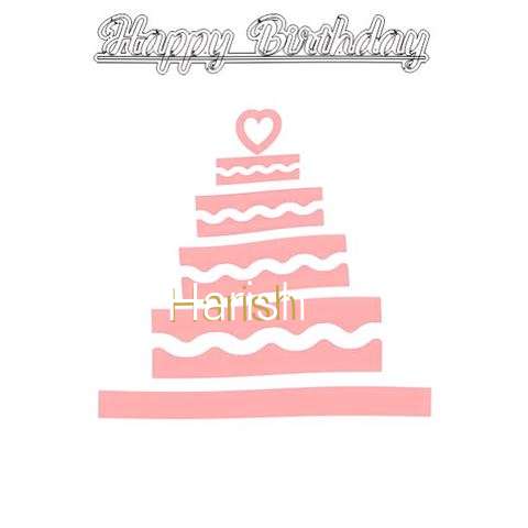 Happy Birthday Harish Cake Image