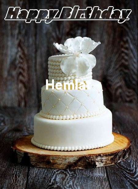 Happy Birthday Hemlat Cake Image