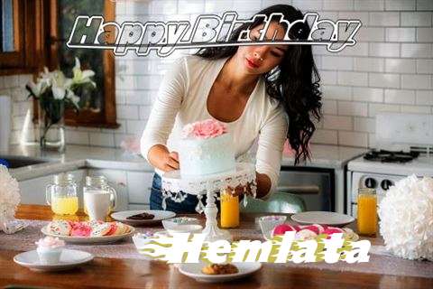 Happy Birthday Hemlata Cake Image
