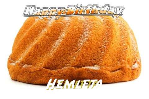Happy Birthday Hemleta Cake Image