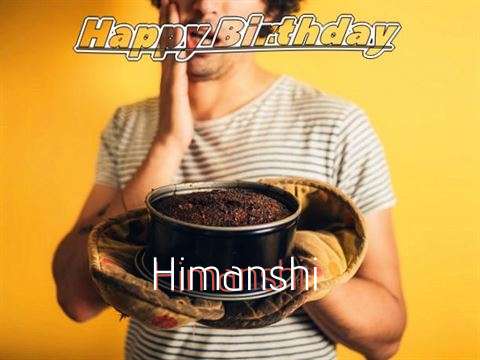 Happy Birthday Himanshi Cake Image