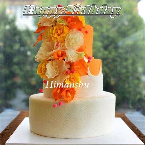 Happy Birthday Cake for Himanshu