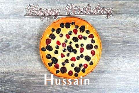 Happy Birthday Cake for Hussain