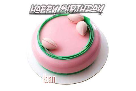 Happy Birthday Cake for Iban