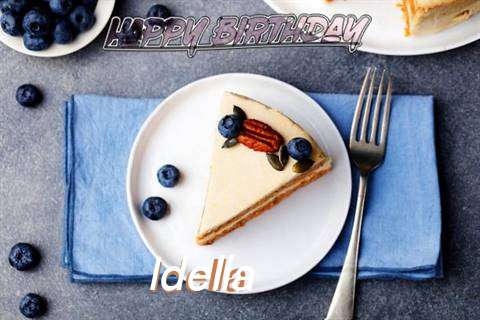 Happy Birthday Idella Cake Image