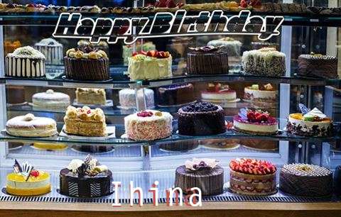 Happy Birthday Ihina Cake Image