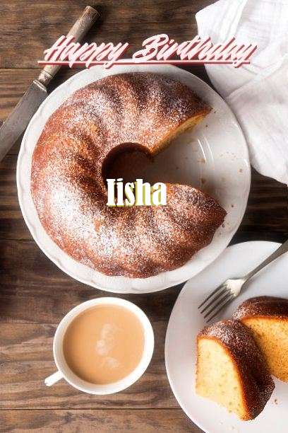 Happy Birthday Iisha Cake Image