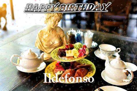 Happy Birthday Ildefonso Cake Image