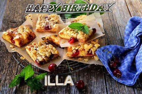 Happy Birthday Cake for Illa