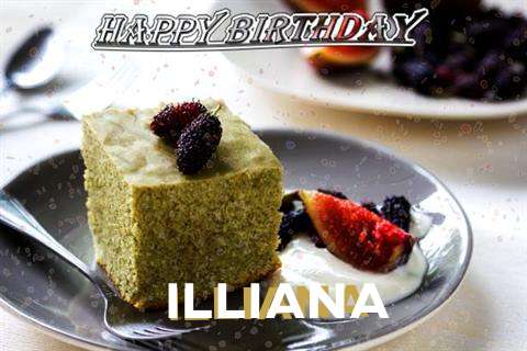 Happy Birthday Illiana Cake Image