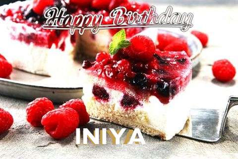 Happy Birthday Wishes for Iniya