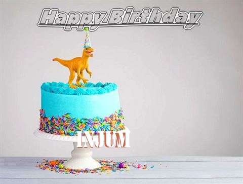 Happy Birthday Cake for Injum