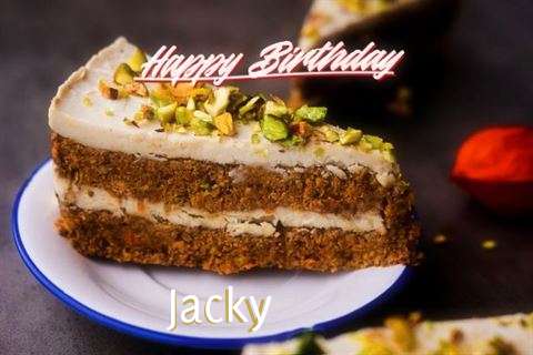 Happy Birthday Jacky Cake Image