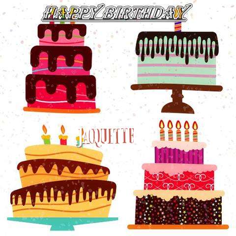 Happy Birthday Jacquette Cake Image