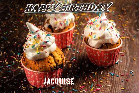 Happy Birthday Jacquise Cake Image