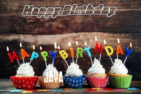 Happy Birthday Jaya Cake Image