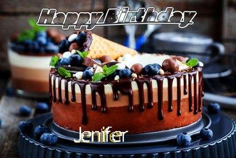 Happy Birthday Cake for Jenifer