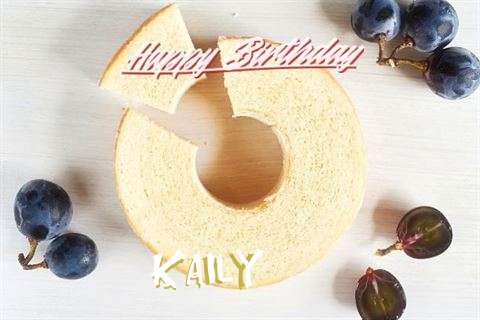 Happy Birthday Wishes for Kaily