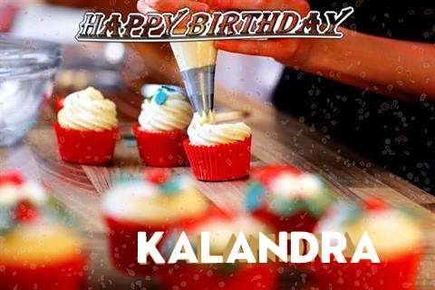 Happy Birthday Kalandra Cake Image
