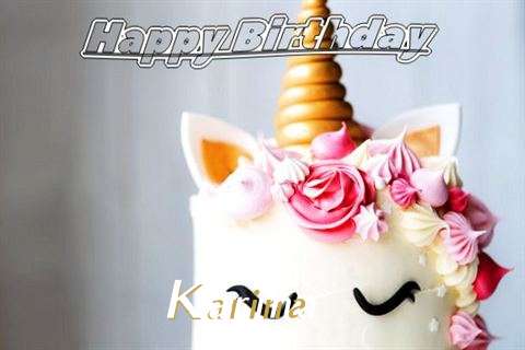 Happy Birthday Karina Cake Image