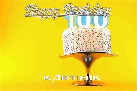 Happy Birthday Wishes for Karthik