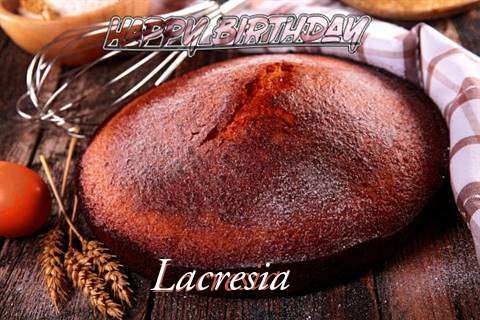 Happy Birthday Lacresia Cake Image