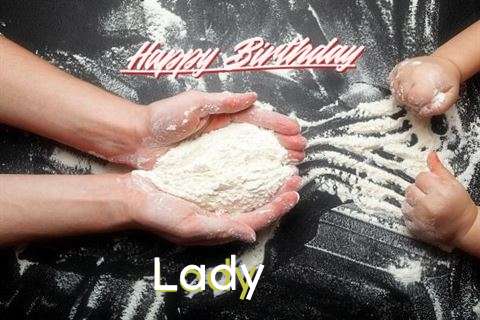 Happy Birthday Lady Cake Image