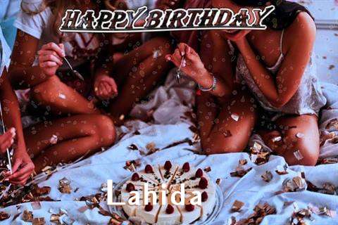 Happy Birthday Cake for Lahida