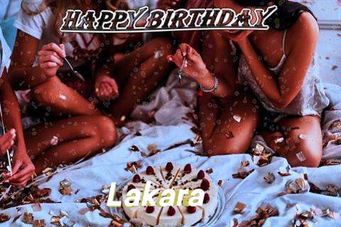 Happy Birthday Cake for Lakara