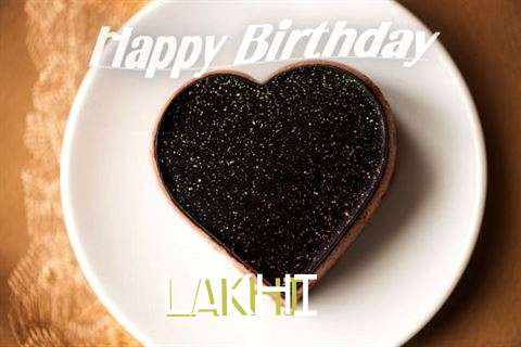 Happy Birthday Lakhi Cake Image