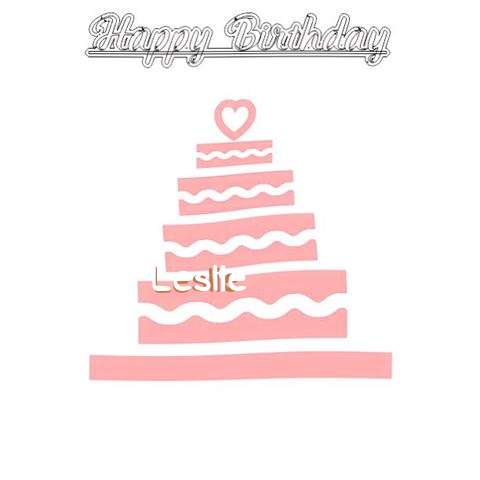 Happy Birthday Leslie Cake Image