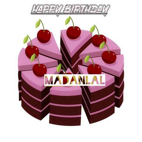 Happy Birthday Cake for Madanlal