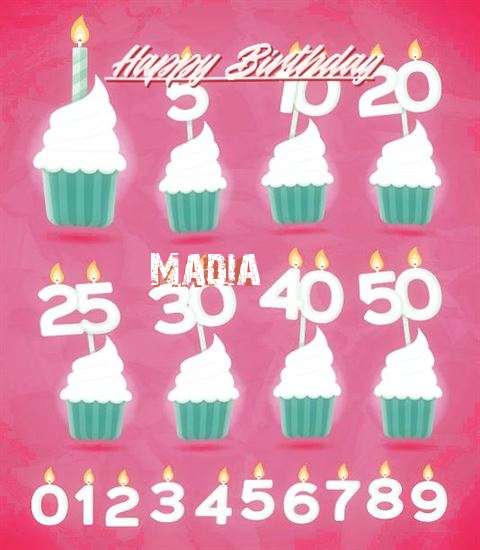 Birthday Images for Madia