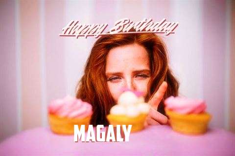 Happy Birthday Cake for Magaly