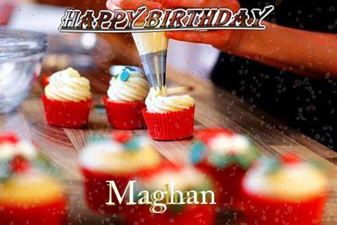 Happy Birthday Maghan Cake Image