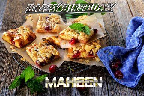 Happy Birthday Cake for Maheen