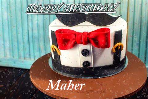 Happy Birthday Cake for Maher